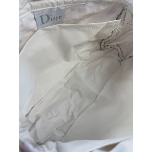 Dior Vintage Pink Monogram Diorissimo Terrycloth Cosmetic Mini Top Handle Bag - Picture 7 of 8